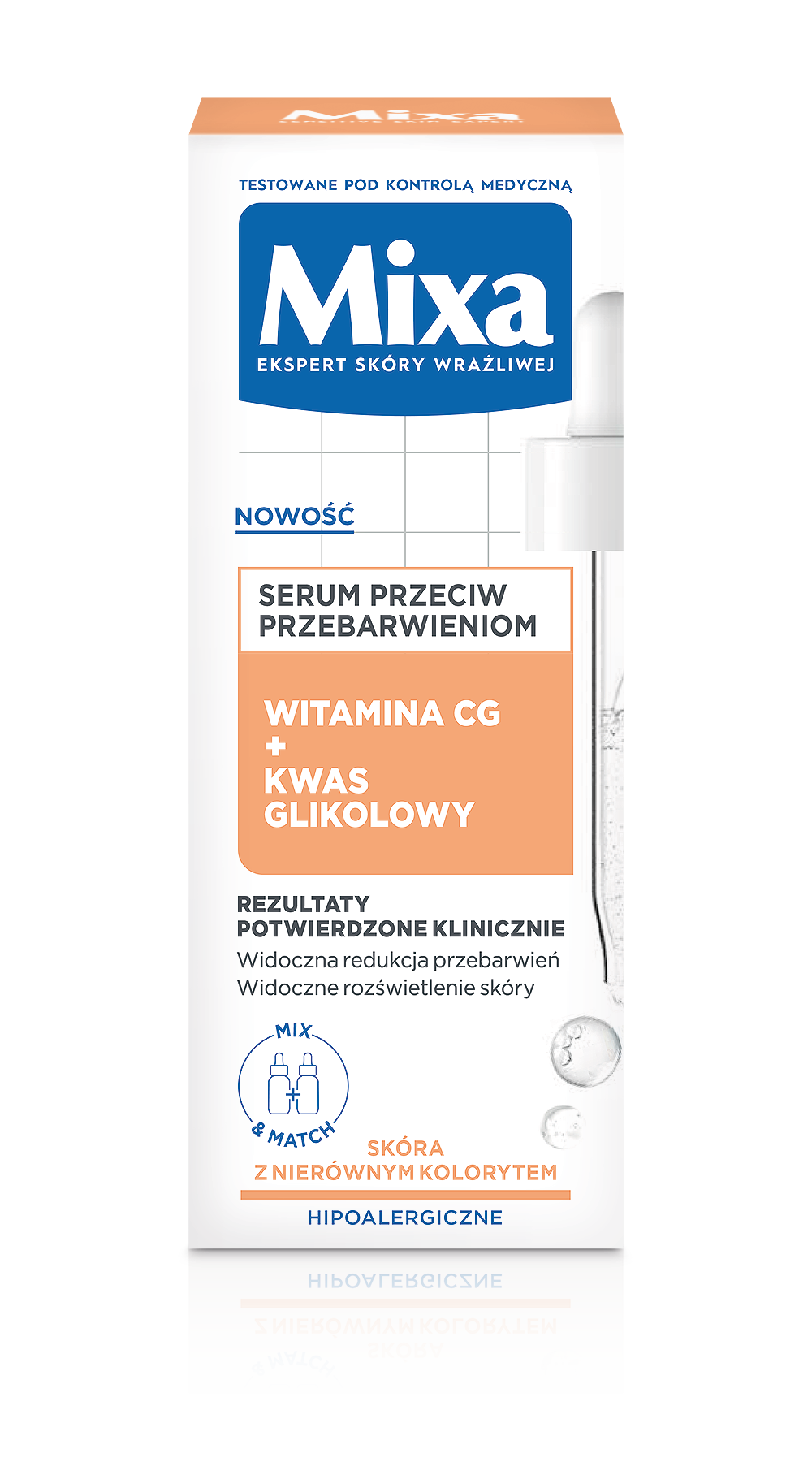 Mixa Lab serum na przebarwienia do twarzy, 30 ml