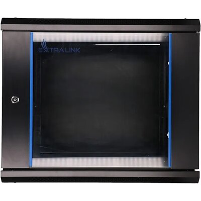 Szafa RACK EXTRALINK 19" 9U EX.7249 600 x 450 mm, Wisząca Czarny