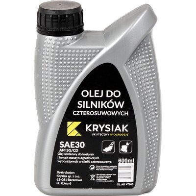 Olej do kosiarki KRYSIAK SAE30 4T 600 ml
