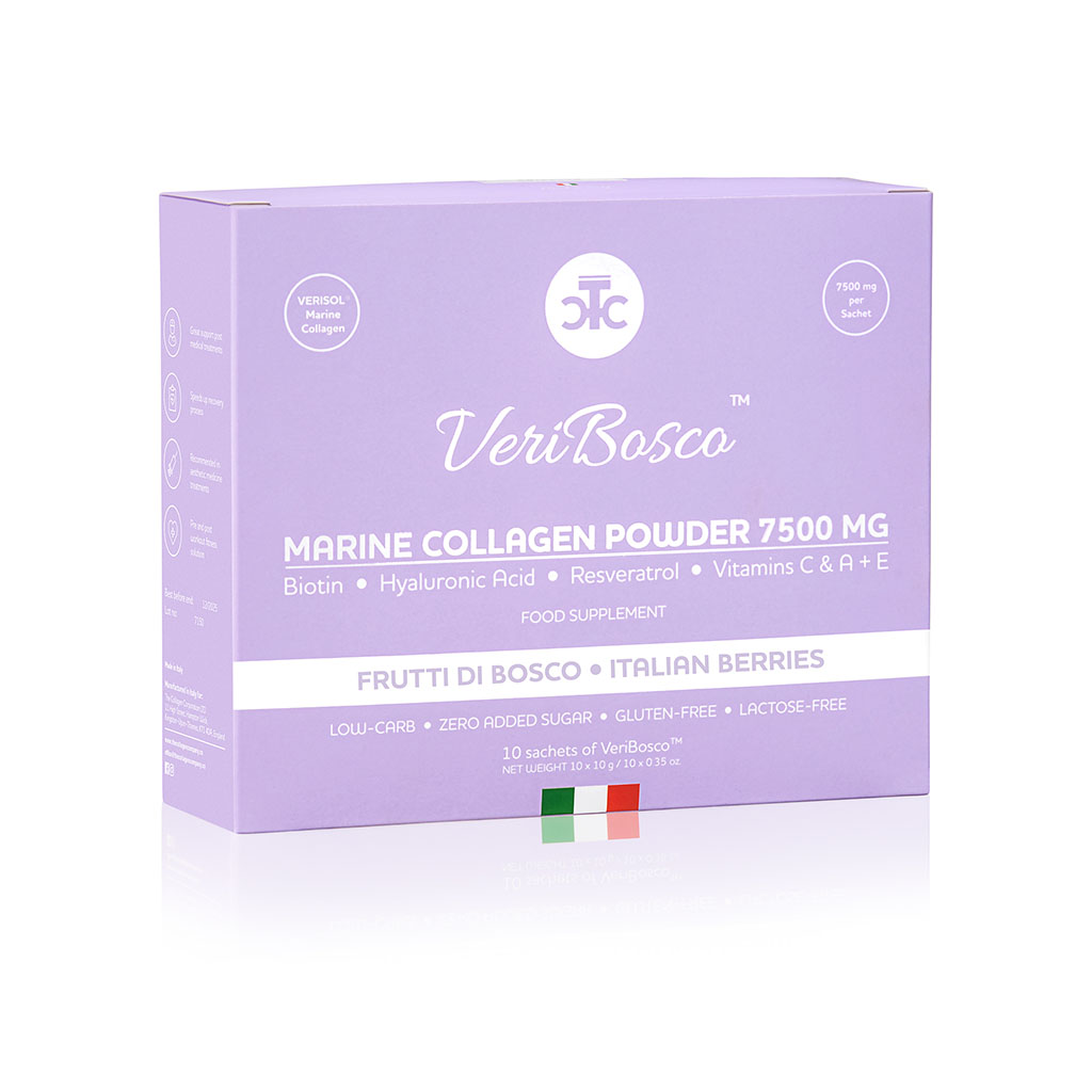 The Collagen Company Veribosco kolagen morski 7500mg o smaku owoców leśnych, 10x10 g/1 opak.
