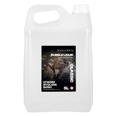 Płyn do wytwornic baniek MUSICMATE Bubble 5l