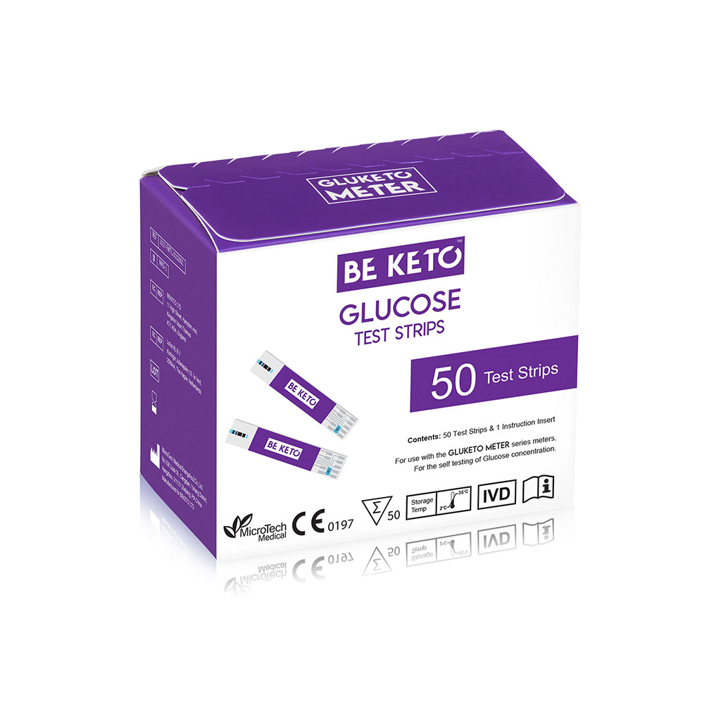 Be Keto gluketometer, testy paskowe glukoza, 50 szt./1 opak.