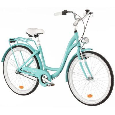 Rower miejski INDIANA Moena A3B 26 cali damski Lazurowy