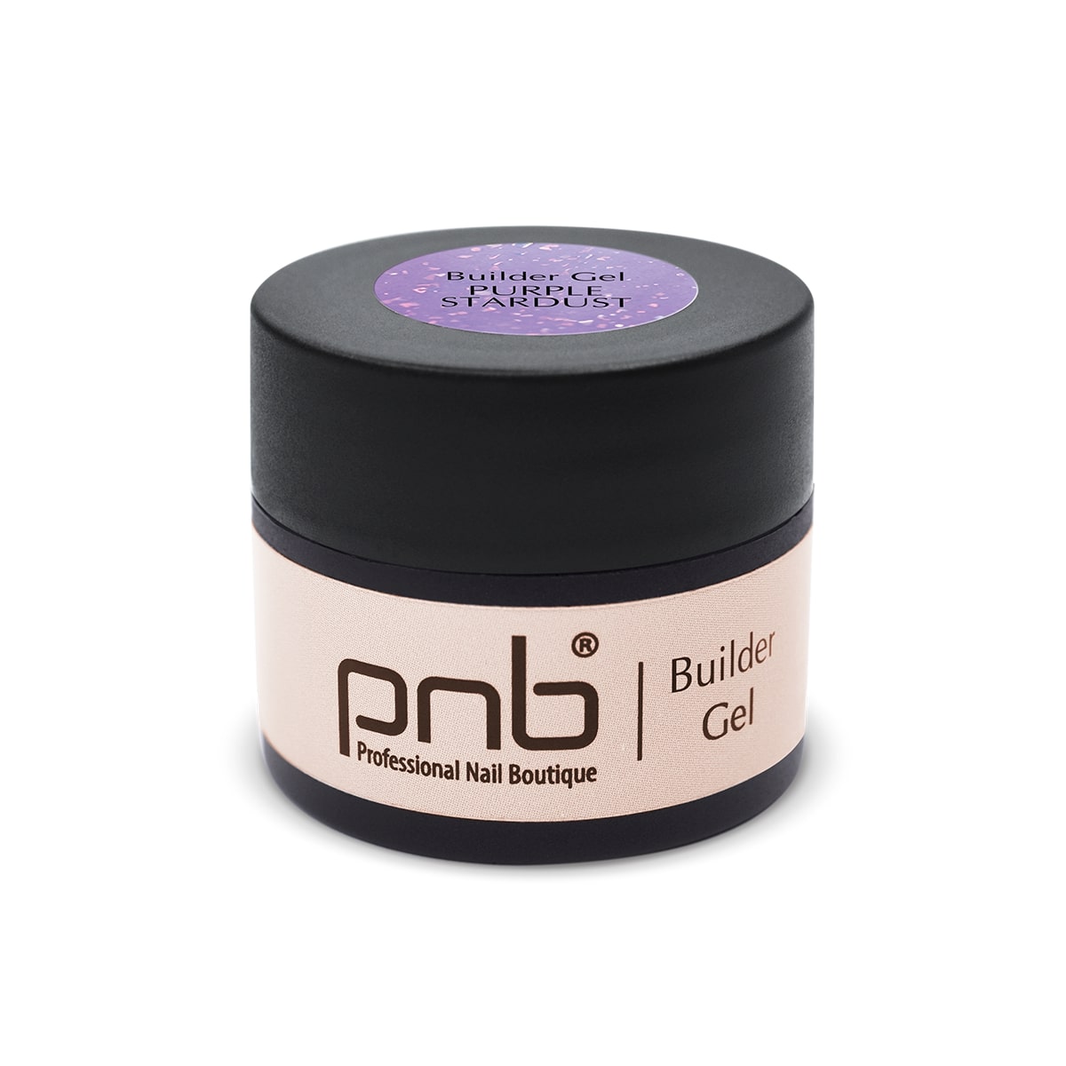 PNB Builder Gel żel budujący UV/LED, purple stardust, 5 ml