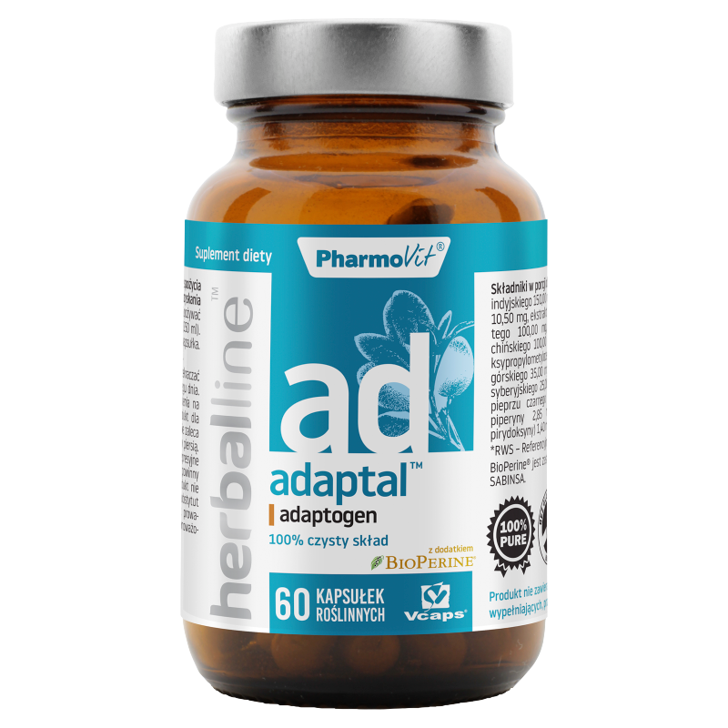 Pharmovit adaptal adaptogen, suplement diety, 60 kapsułek