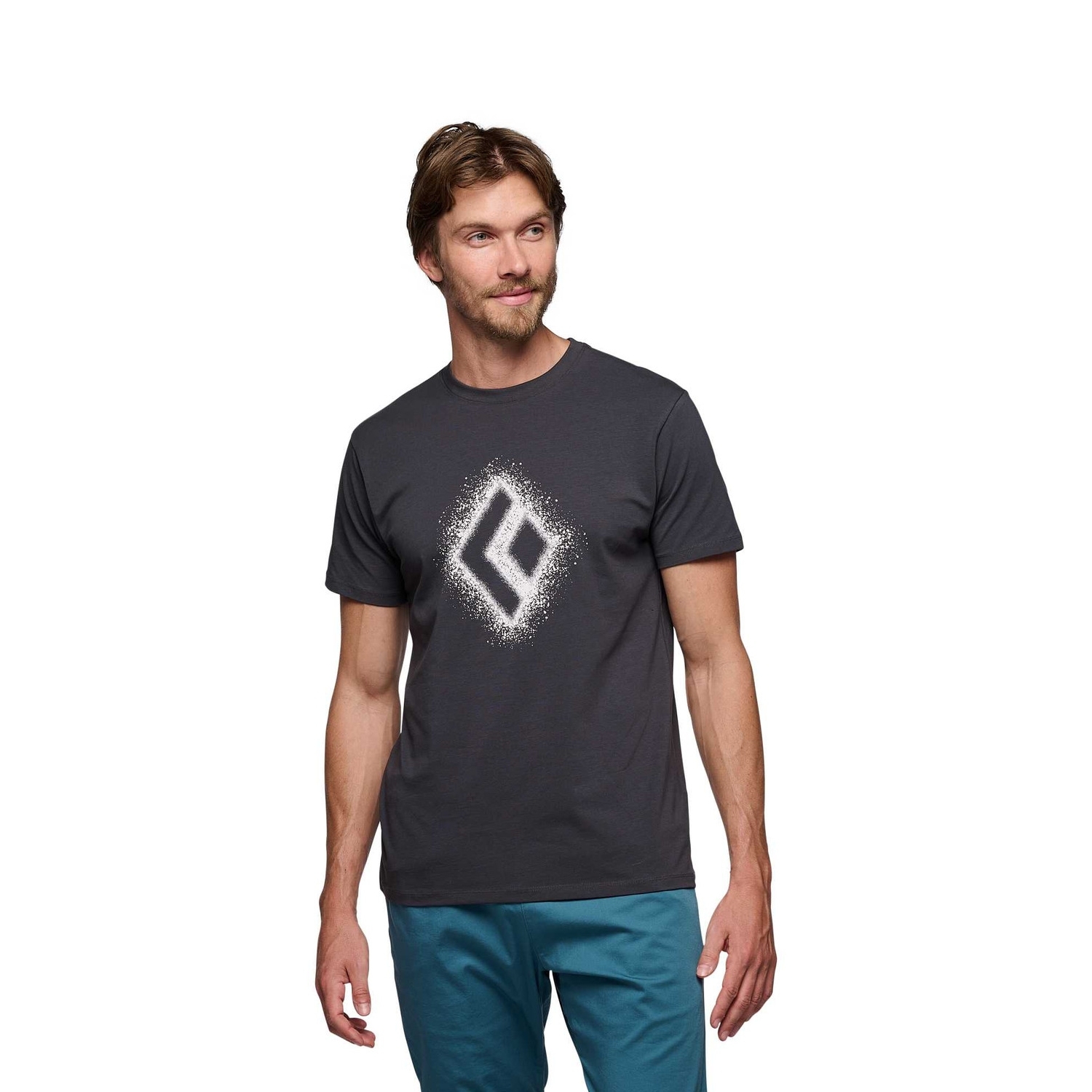 Męski t-shirt Black Diamond Chalked Up 2.0 Tee charcoal - L