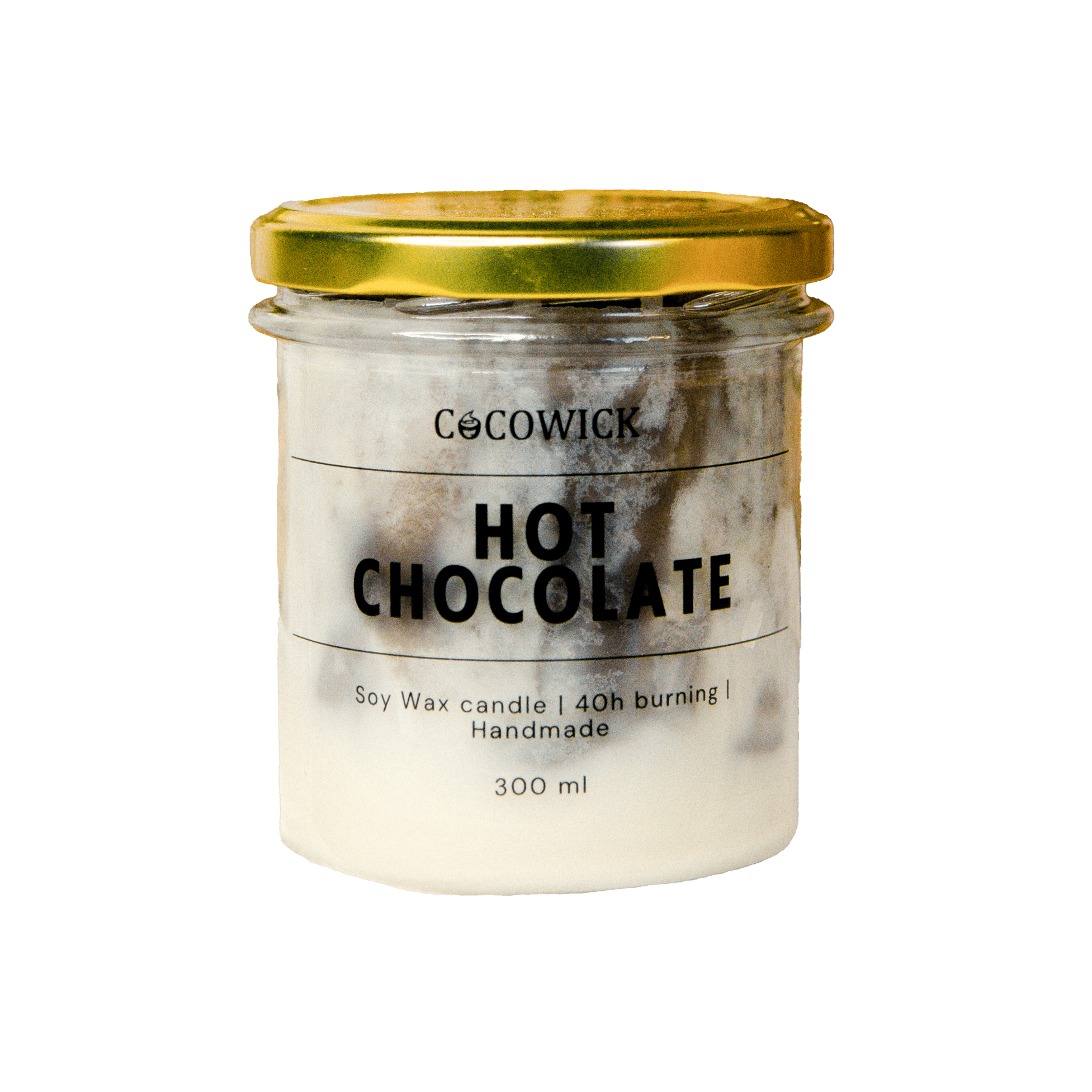 Cocowick Hot chocolate świeca sojowa w szkle, 300 ml