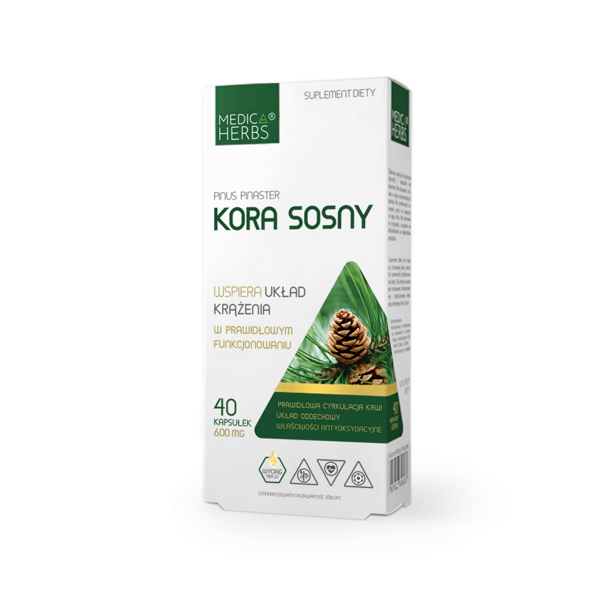 Medica Herbs Kora Sosny suplement diety, 40 kaps./1 opak.