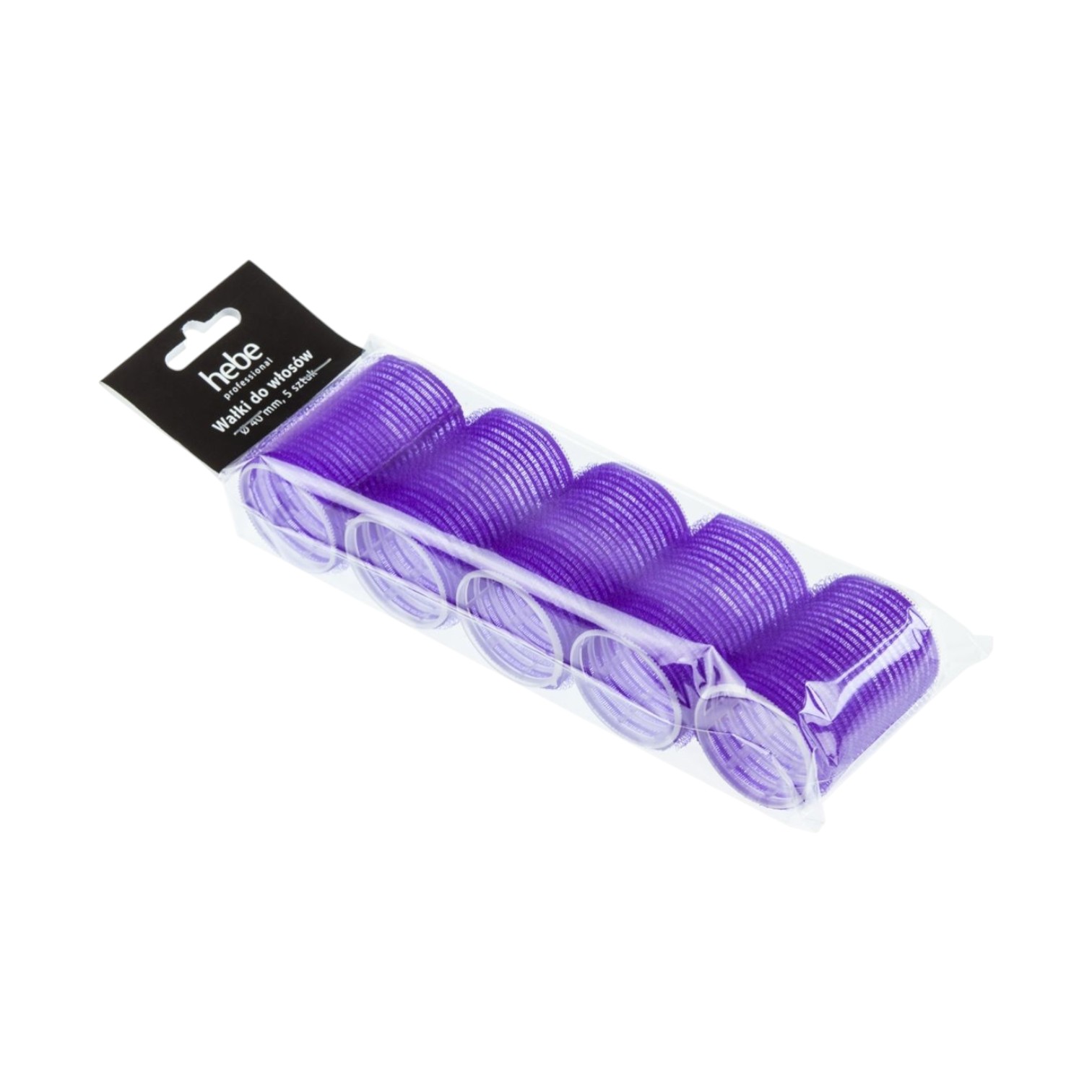 Hebe Professional Hair Rollers wałki do włosów na rzepy Ø 40 mm, 5 szt./1 opak.