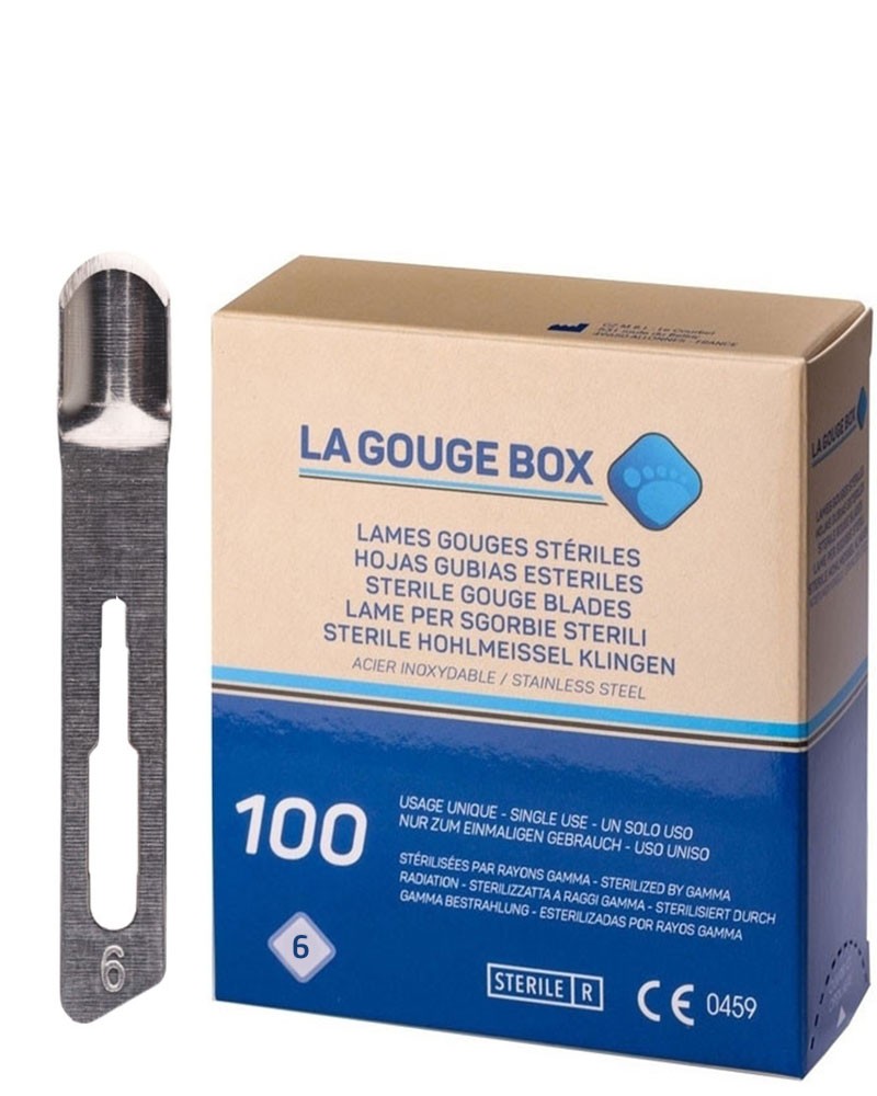 Dłutka La Gouge Box rozmiar 6, 100 szt.