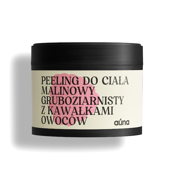 Auna gruboziarnisty peeling do ciała malinowy, 250 ml