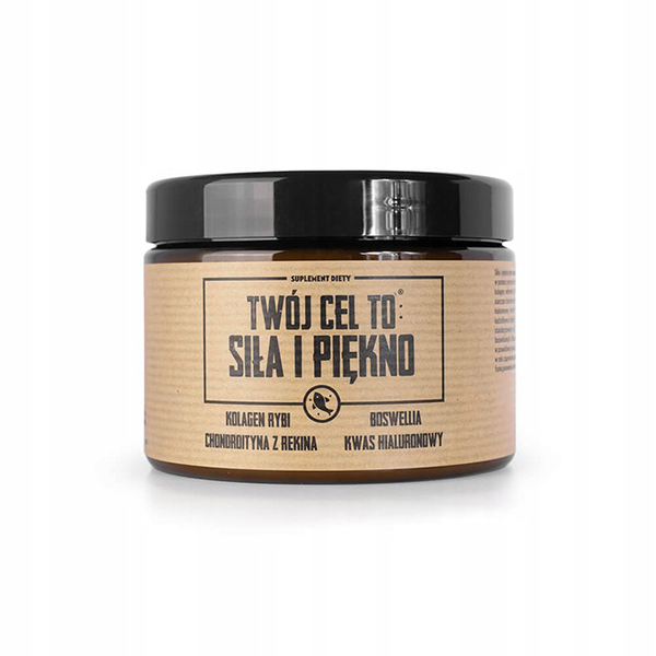 Twój Cel To Siła i Piękno suplement diety kolagen rybi z chodroityną, 250 g