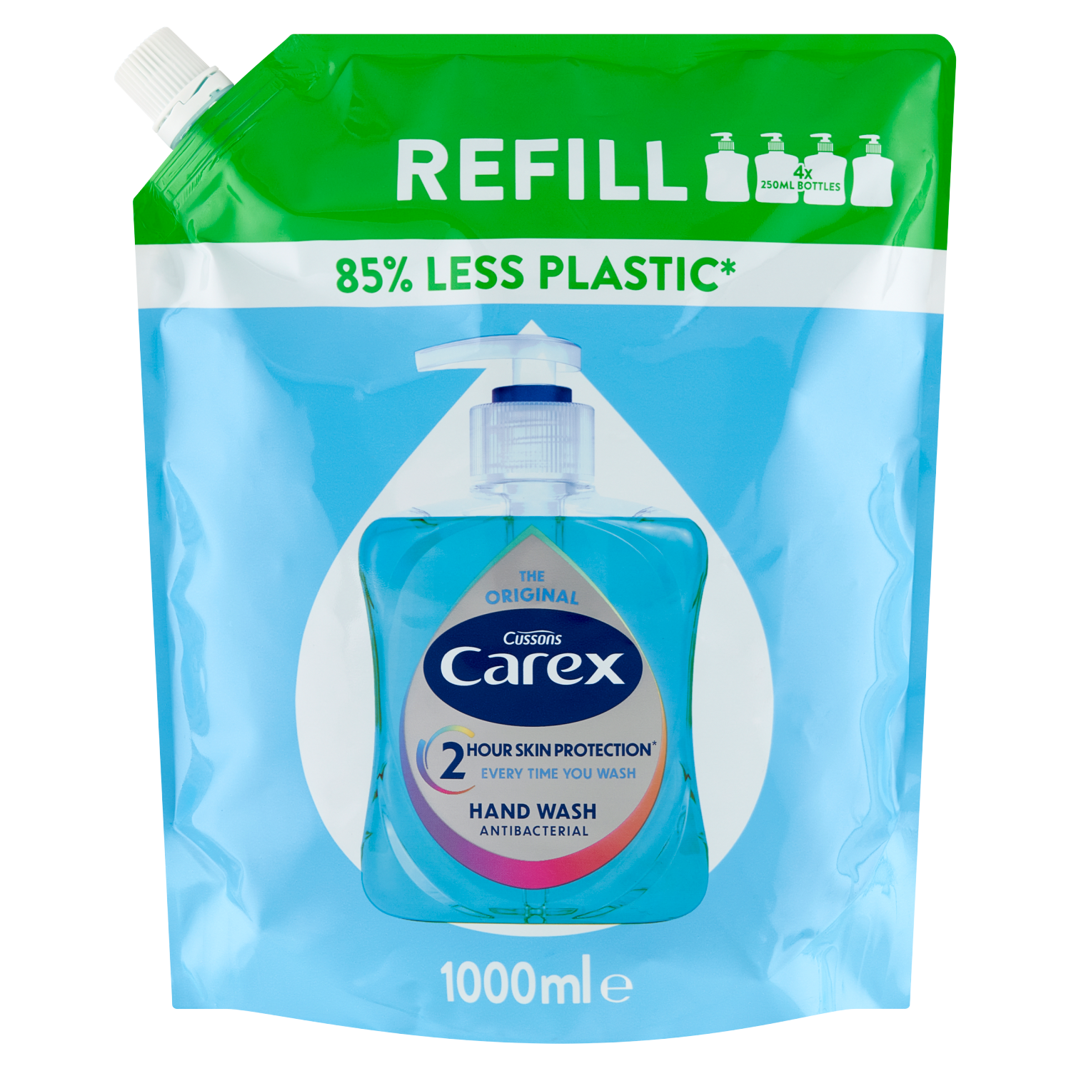 Carex Original zapas antybakteryjnego mydła w płynie, 1000 ml
