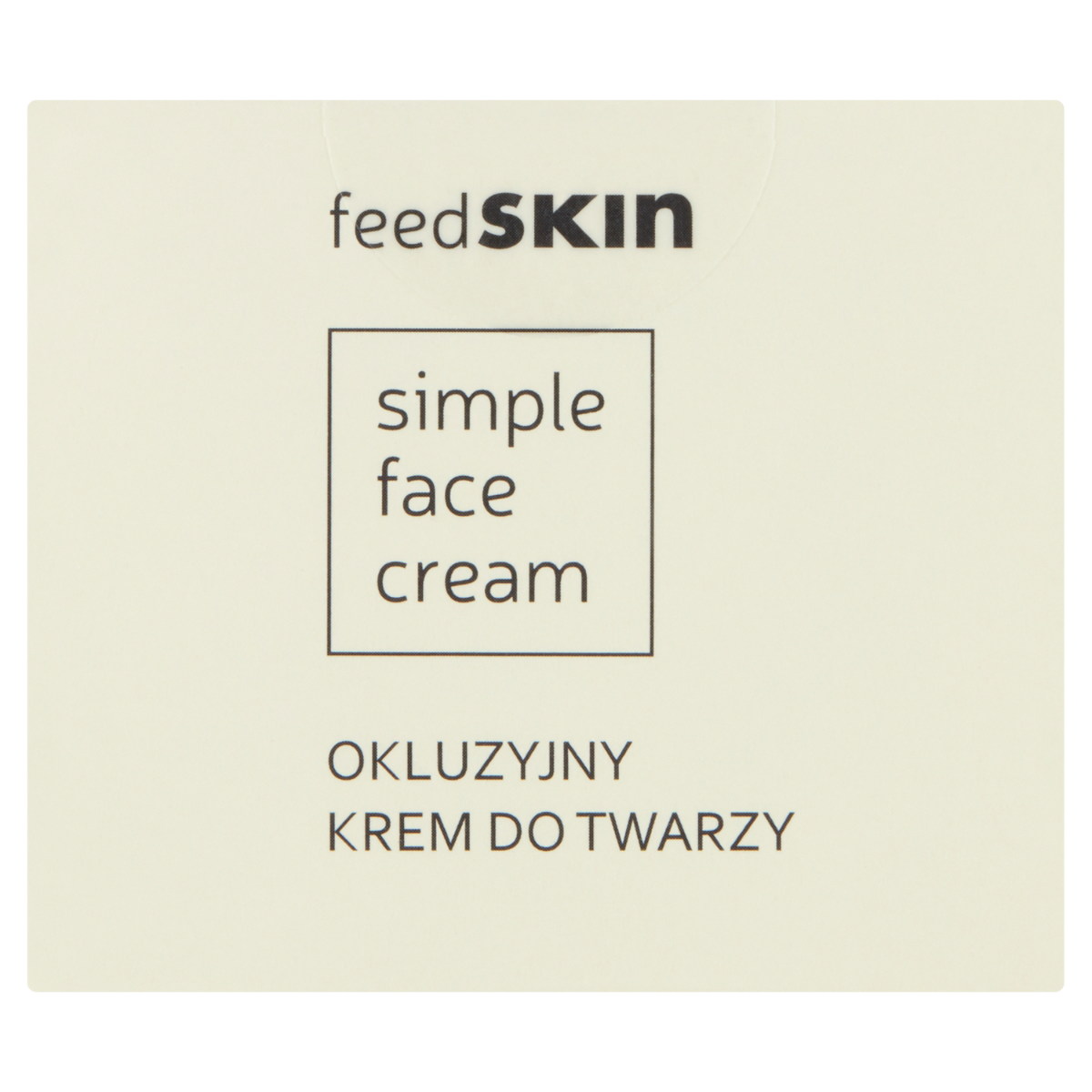 Sylveco Feedskin Simple Face Cream Okluzyjny krem do twarzy, 50 ml