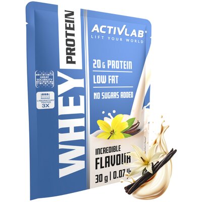 Odżywka białkowa ACTIVLAB Whey Protein WPC 85 Waniliowy (30 g) Bez cukru