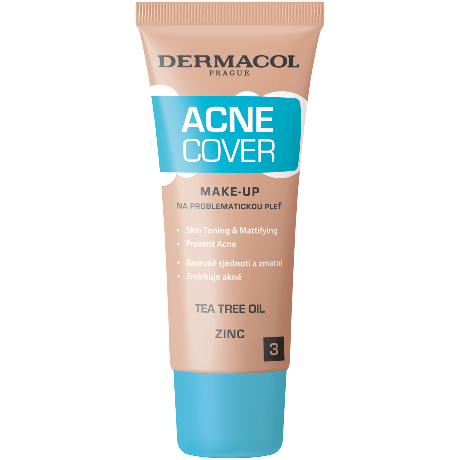 Dermacol Acnecover acnecover make-up do skóry problematycznej 03, 30 ml