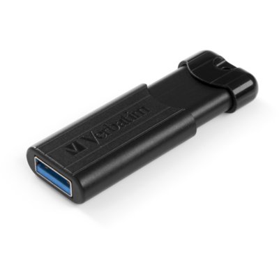 Pendrive VERBATIM Pinstripe 32GB, USB 3.2 Gen. 1 (USB 3.0), Odczyt 30 Mb/s, Zapis 10 Mb/s