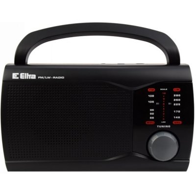 Radio ELTRA Ewa Analogowe Przenośne Czarny