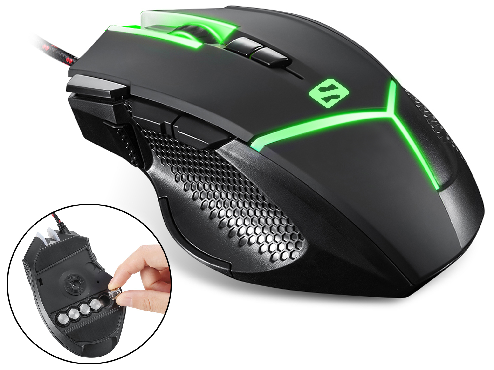 Sandberg Destroyer FlexWeight Mouse - mysz
