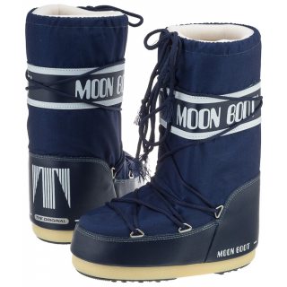 Śniegowce Moon Boot Icon Nylon Blue Kids 14004400002