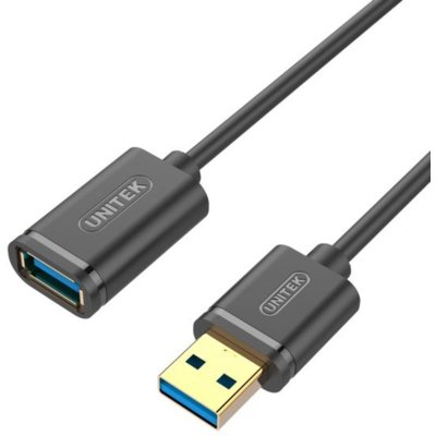 Przedłużacz USB - USB UNITEK Y-C457GBK 1 m