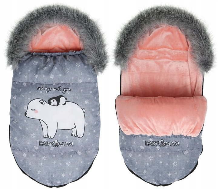 Babymam śpiworek do wózka sanek gondoli premium
