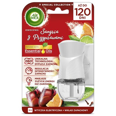 Odświeżacz powietrza AIR WICK Essential Oils Owocowa Sangria z przyprawami 19 ml