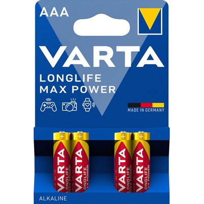 Baterie AAA LR3 VARTA Longlife Max Power (4 szt.)