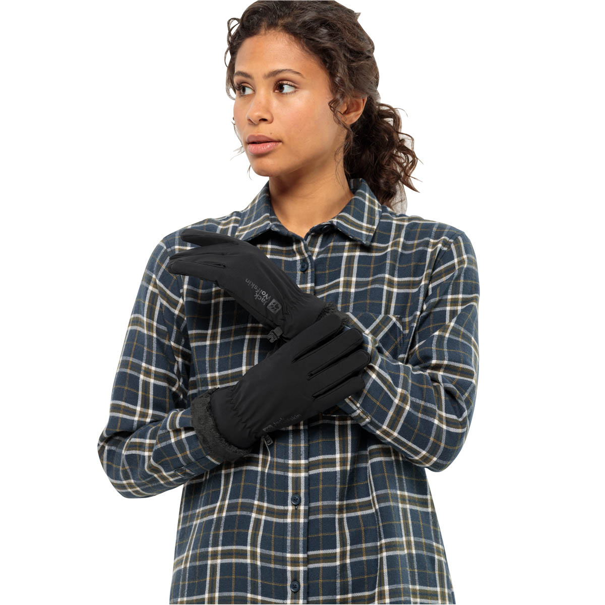 Damskie rękawice Jack Wolfskin HIGHLOFT GLOVE WOMEN black - L