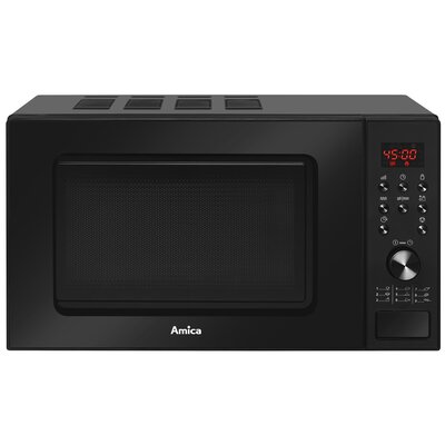 Kuchenka mikrofalowa AMICA AMGF20E1GB 700W średnica 24.5 cm pojemność 20L MultiWave System QuickStart Czarny