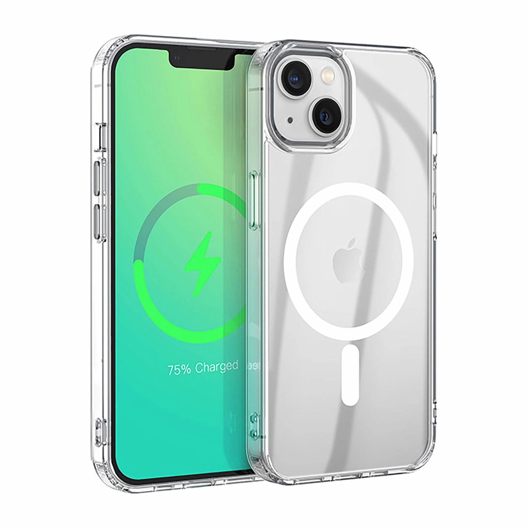 eSTUFF Infinity Oslo MagSafe przezroczysty - etui iPhone 13/14