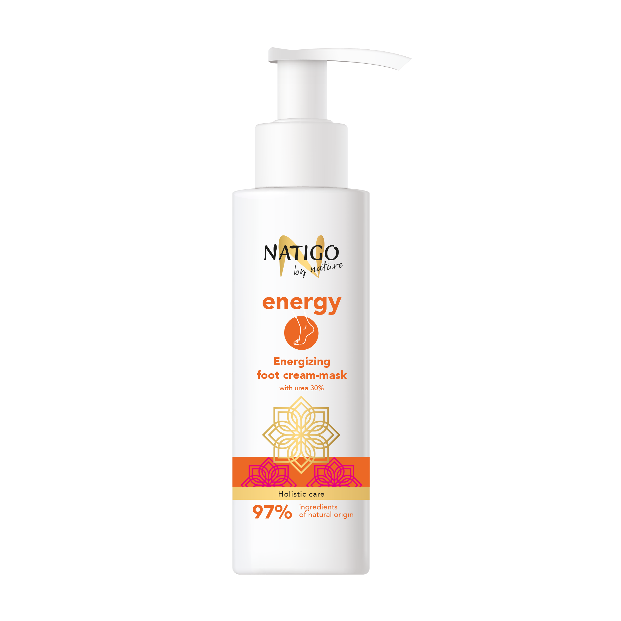 Natigo By Nature Energy pobudzający krem-maska do stóp, 100 ml