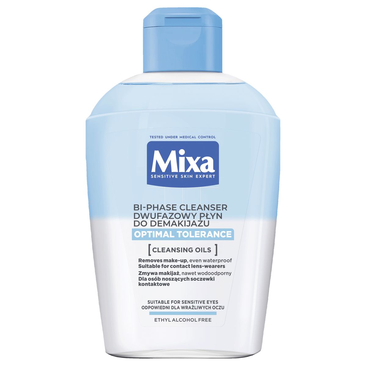 Mixa Expert skóry wrażliwej dwufazowy płyn do demakijażu, 125 ml