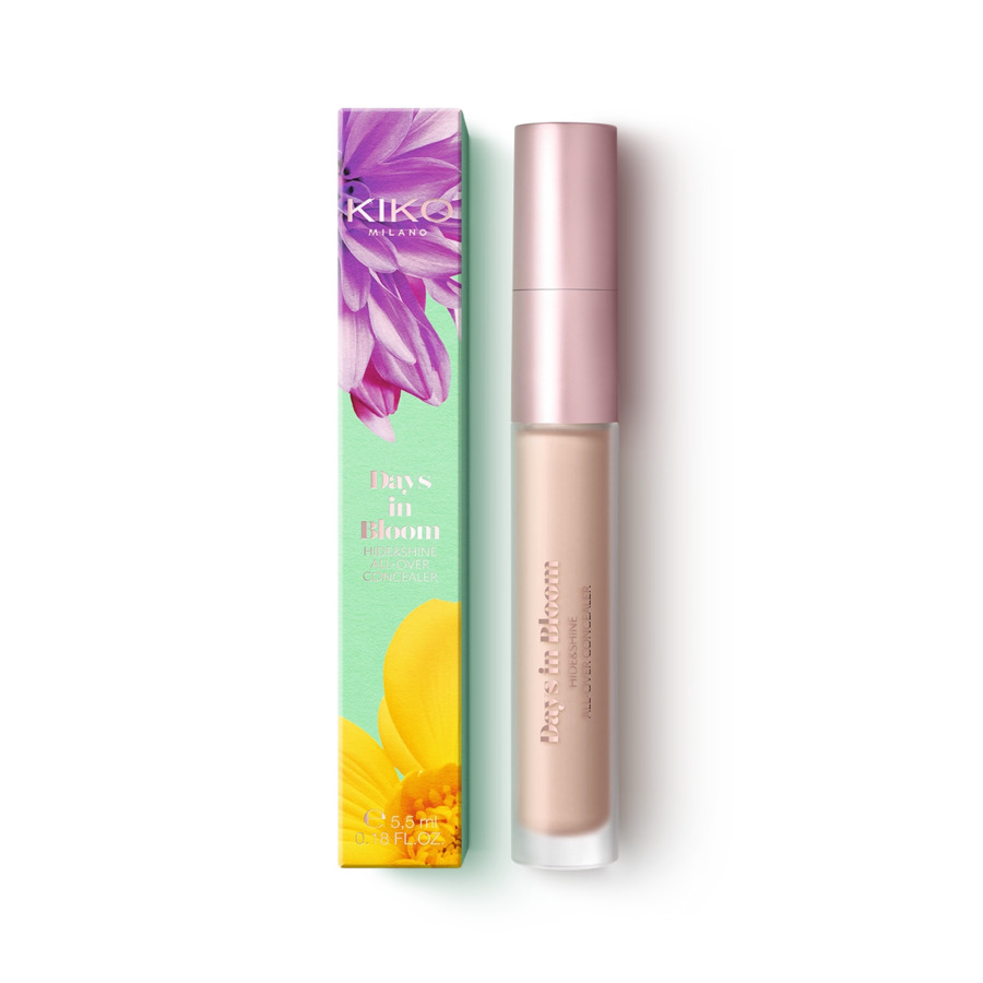 Kiko Milano Days In Bloom Hide&Shine All-Over Concealer korektor pod oczy i do twarzy o promiennym wykończeniu 03 Hazelnut, 5,5 ml