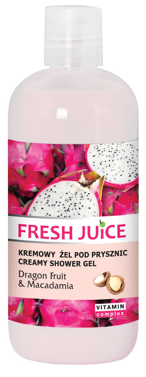 Fresh Juice, żel pod prysznic, dragonfruit macadamia, 500 ml