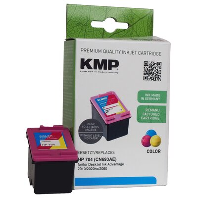 Tusz KMP do HP 704 CN693AE Kolorowy 7 ml 0704,704K