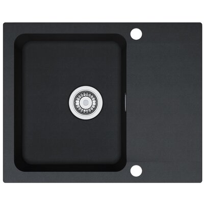 Zlewozmywak jednokomorowy z ociekaczem FRANKE Orion OID 611-62 114.0286.441 Onyx 50x62