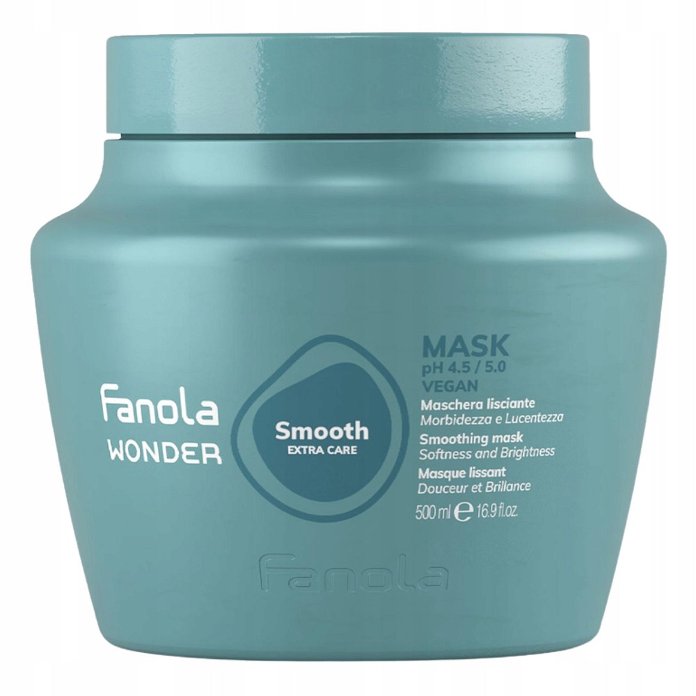 Fanola Wonder Smooth Extra Care wygładzająca maska do włosów, 500 ml