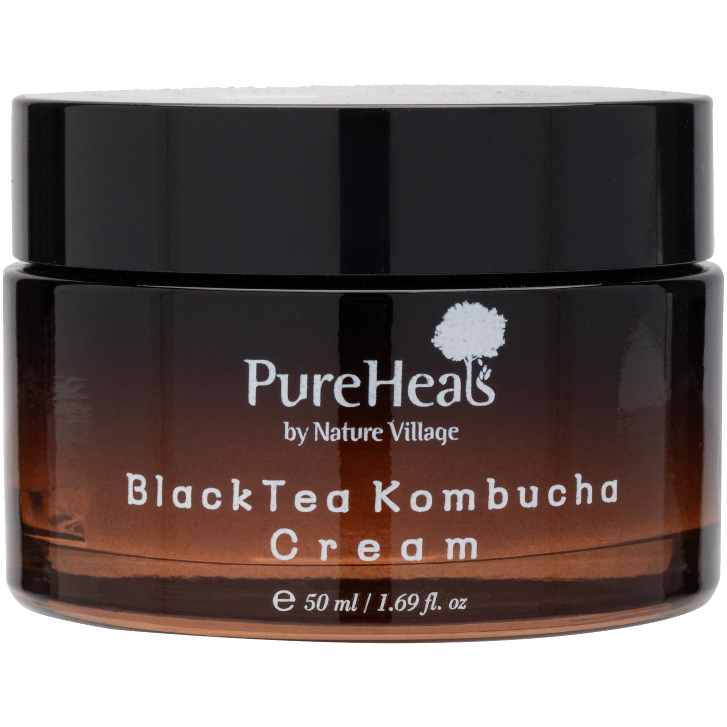 Pureheals Black Tea Kombucha uelastyczniająco-nawilżający krem do twarzy z kombuchą, 50 ml