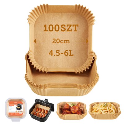 Papier do frytownicy COSORI 20 x 20 cm (100 sztuk)