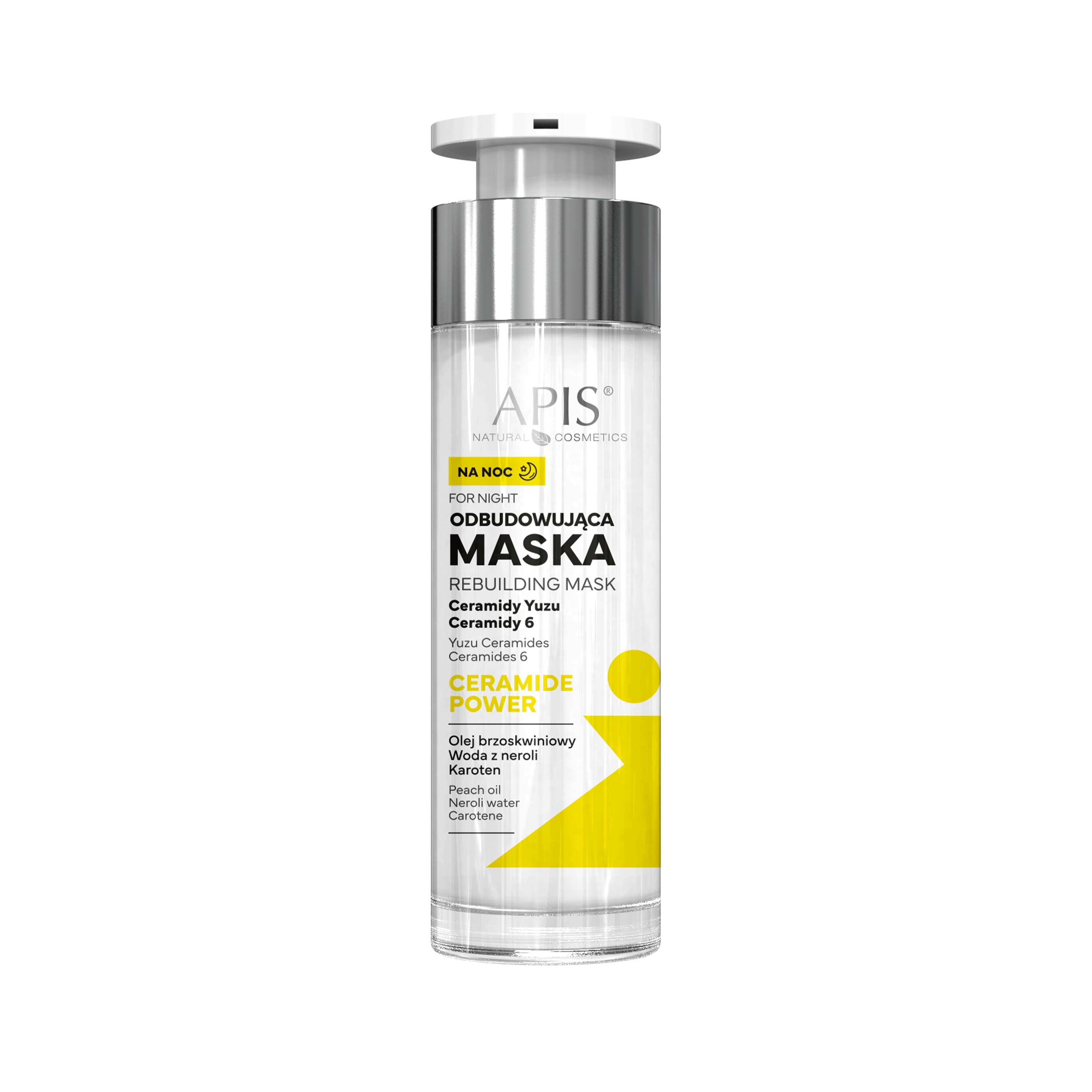 Apis Ceramide Power odbudowująca maska do twarzy na noc, 50 ml