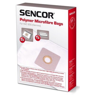 Worek do odkurzacza SENCOR SVC 900 (5 sztuk)