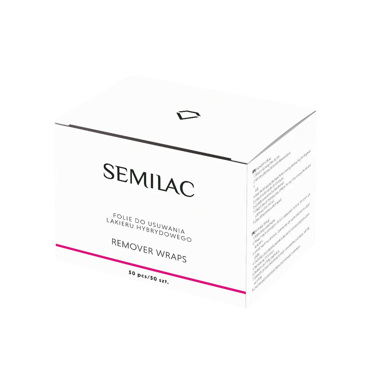 Semilac folie do usuwania hybryd, 50 szt./1 opak.