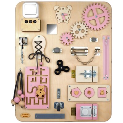 Tablica manipulacyjna NAANAA WOOD Maxi Różowy