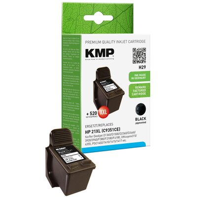 Tusz KMP do HP 21XL/C9351AE Czarny 16 ml 1900,4211