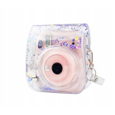 Pokrowiec LOVEINSTANT Instax Mini 11 Przezroczysty Fioletowy