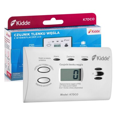 Czujnik tlenku węgla (czadu) KIDDE K7DCO