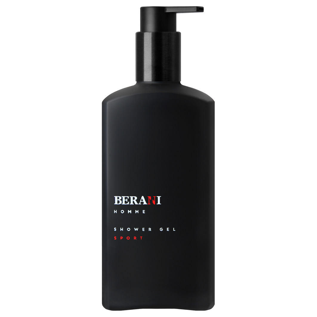 Berani Homme naturalny żel pod prysznic dla osób aktywnych fizycznie, 300 ml