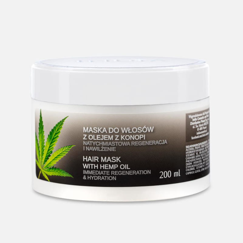 Maska do włosów z olejem z konopi 200 ml (India)