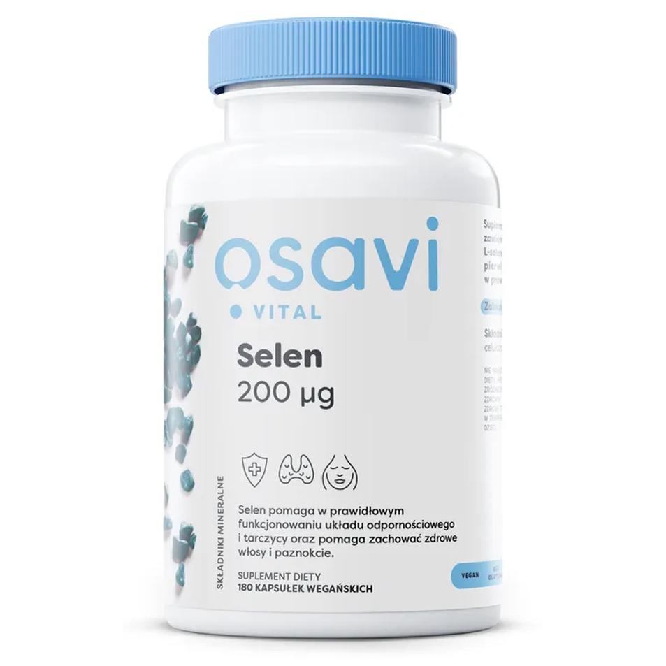 Osavi suplement diety Selen, 200 μg, 180 kaps./1 opak.